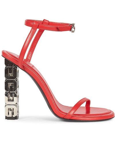 givenchy sandals red|givenchy high heel sandals.